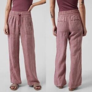 🆕 Athleta Tall Cabo Linen Wide Leg Pant